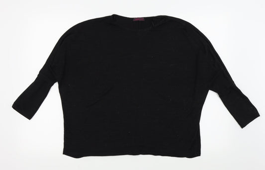 FUNKY FIT Womens Black   Basic T-Shirt Size M