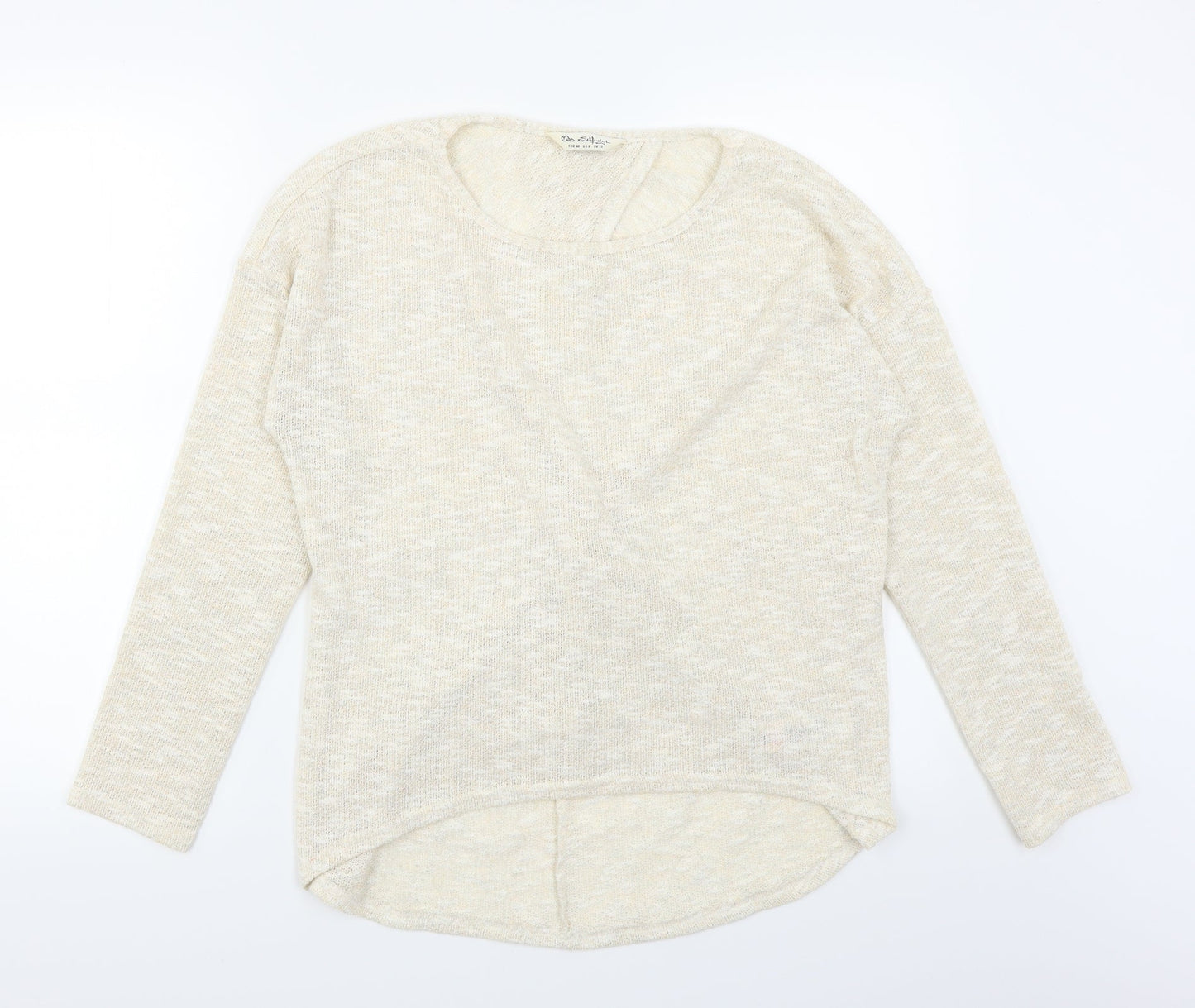 Miss Selfridge Womens Beige   Pullover Jumper Size 12  - Cut out back