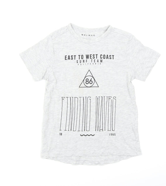 Nutmeg Boys Grey   Basic T-Shirt Size 6-7 Years