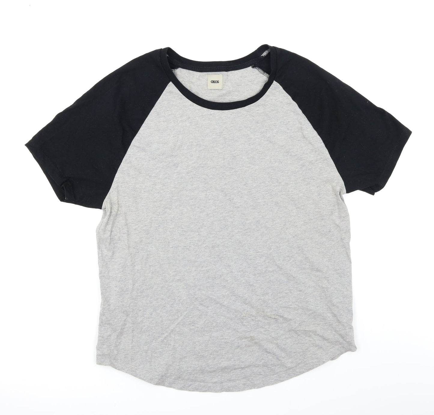 ASOS Mens Grey Colourblock   T-Shirt Size M
