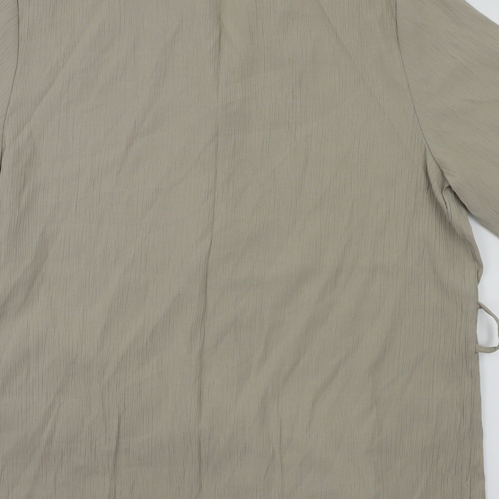 Bonmarché Womens Beige   Basic Blouse Size 16