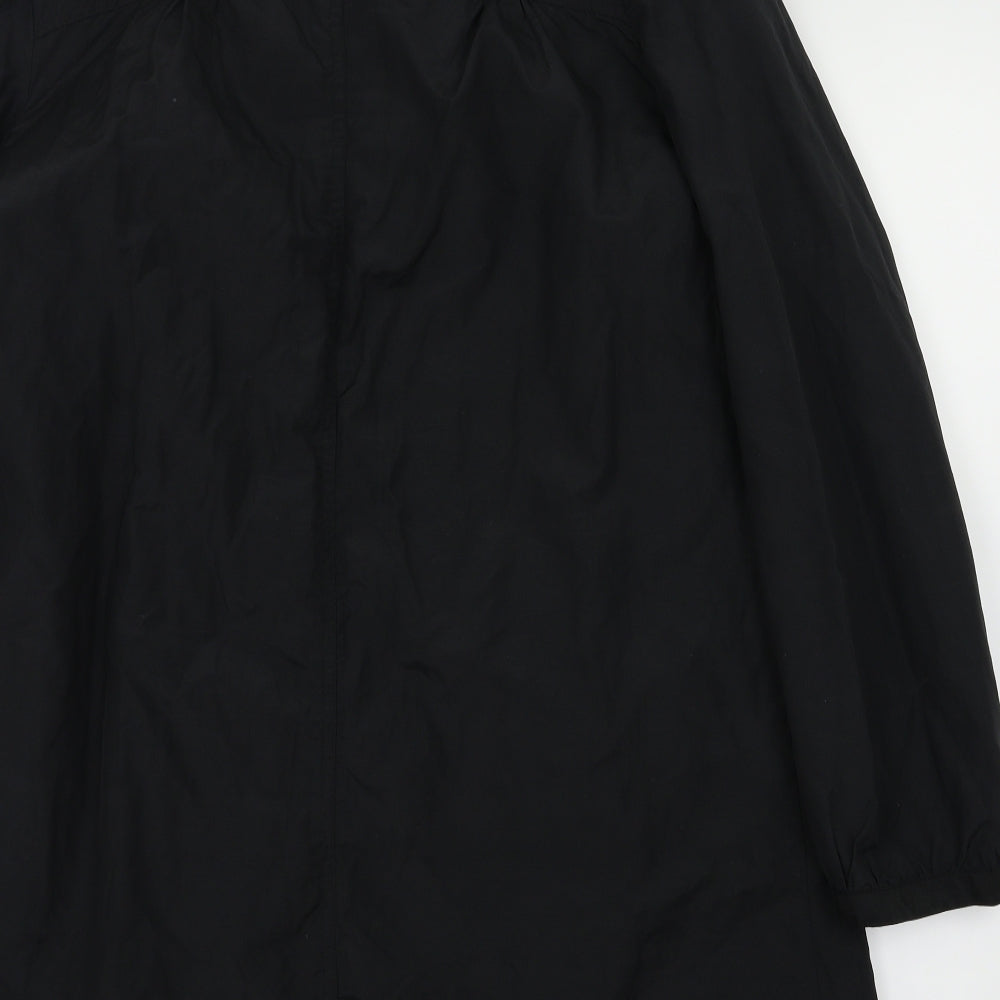 k Womens Black   Jacket Coat Size 10