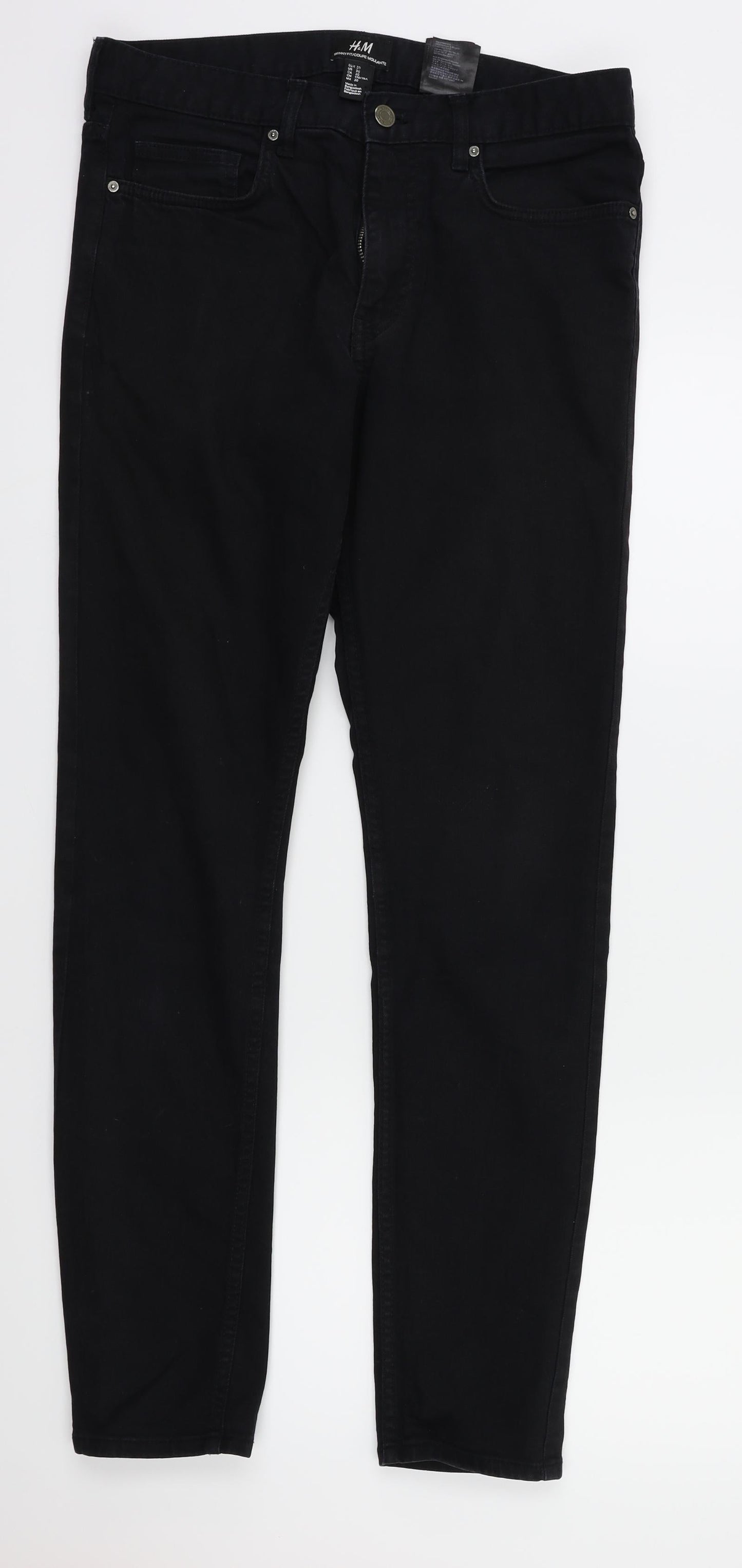 H&M Womens Black   Skinny Jeans Size 30 L31 in