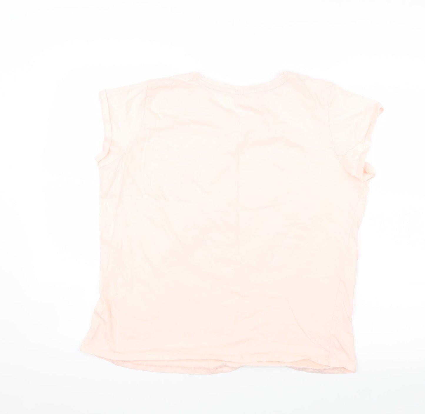 Pep&Co Womens Pink   Basic T-Shirt Size 16