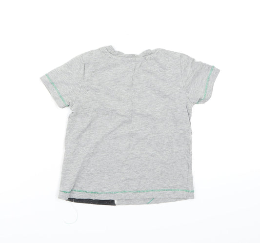 Nutmeg Boys Grey   Basic T-Shirt Size 18-24 Months