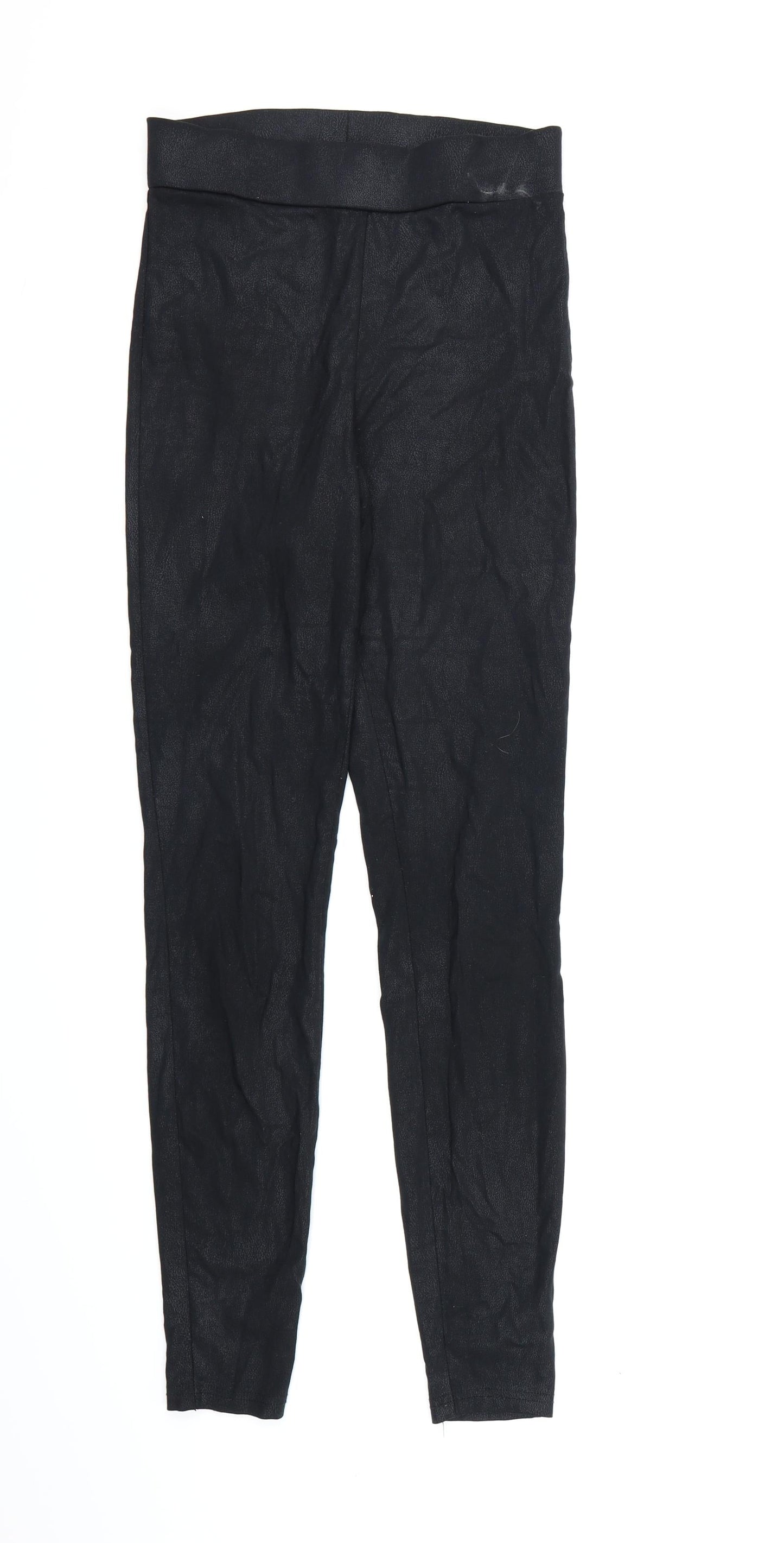 Papaya Womens Black   Pedal Pusher Leggings Size 8 L28 in