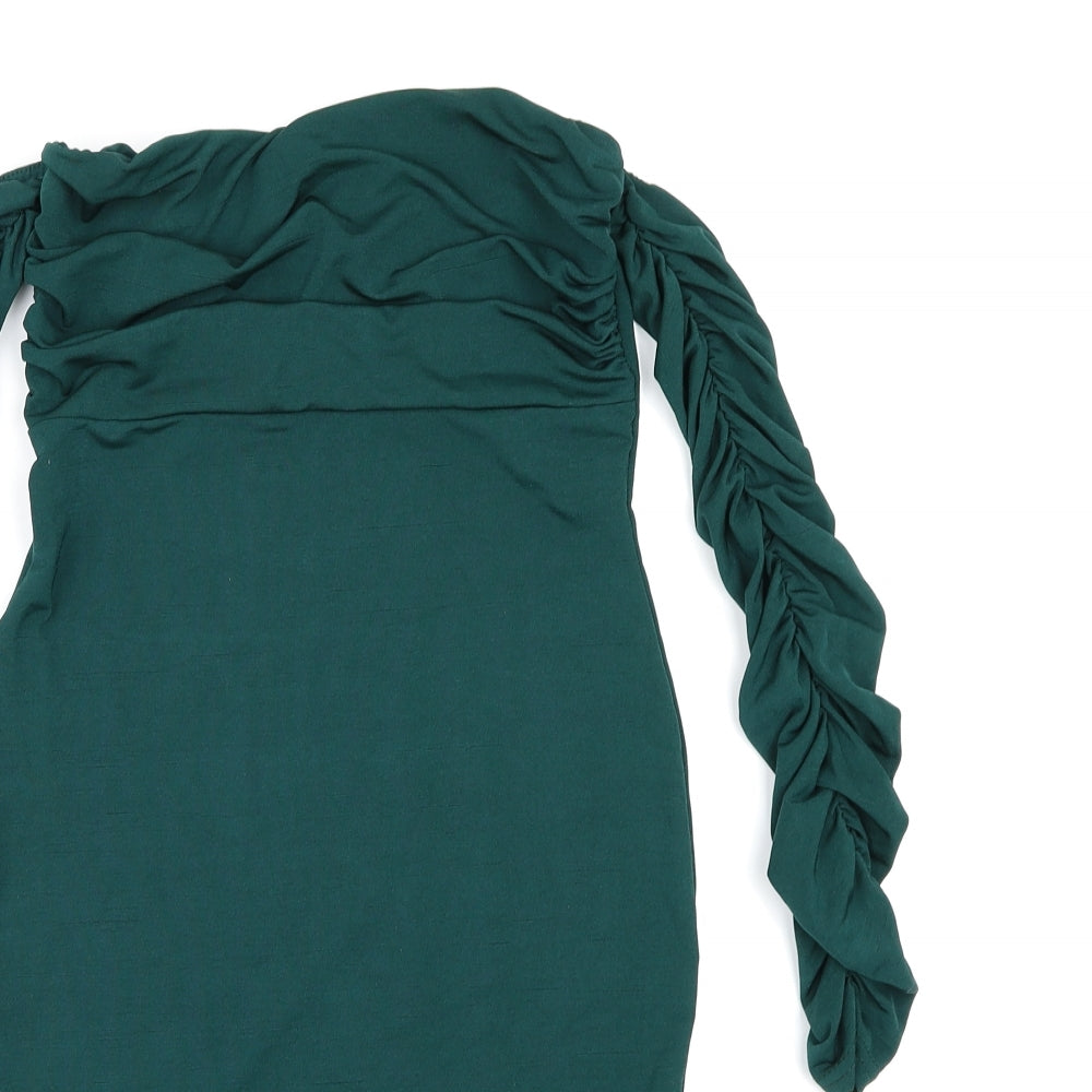 PRETTYLITTLETHING Womens Green   Bodycon  Size 8