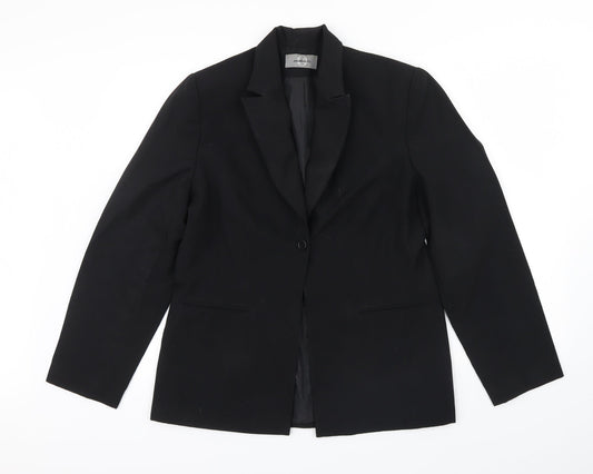 AMARANTO Womens Black   Jacket  Size 14