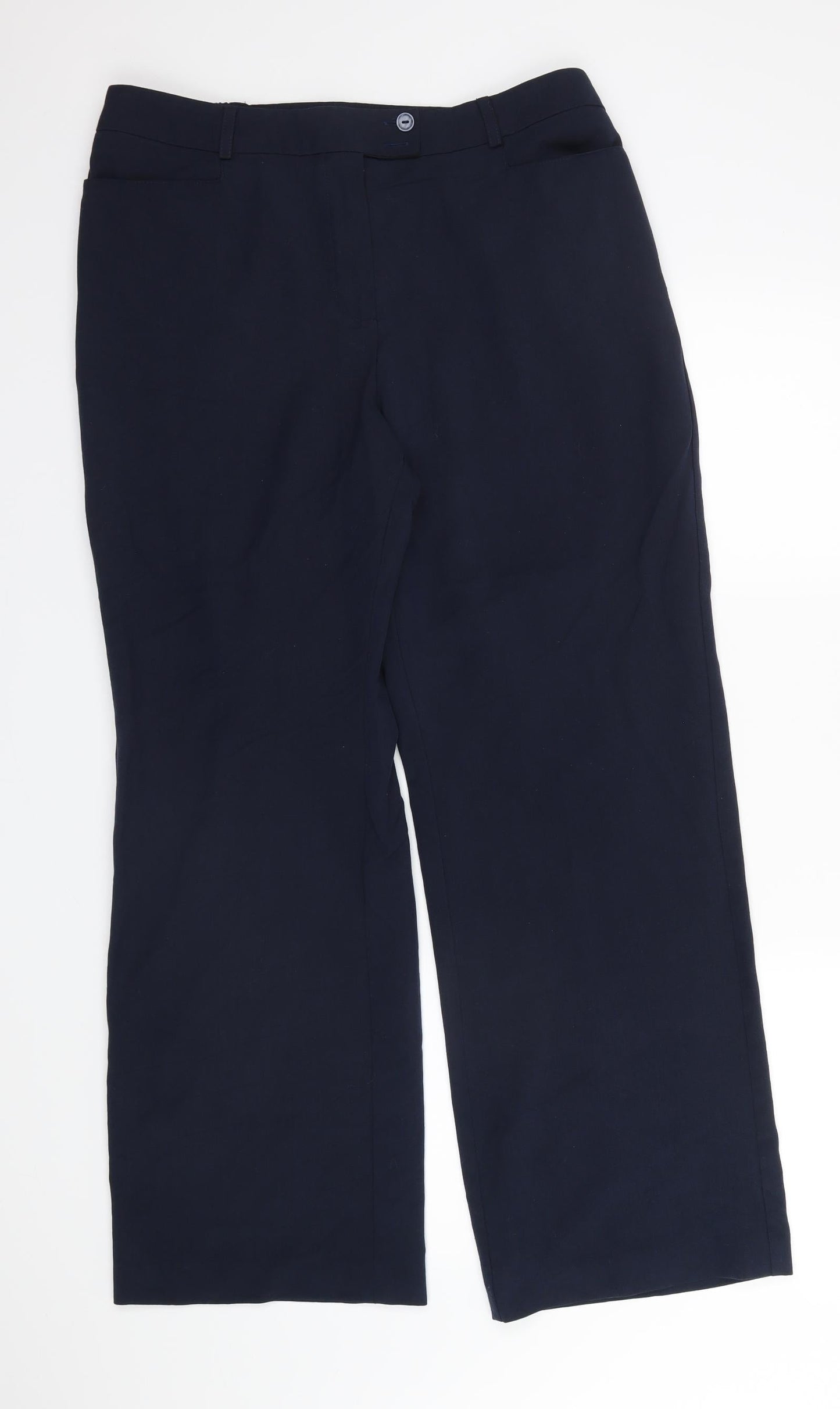 SLIMMA Womens Blue   Trousers  Size 14 L29 in