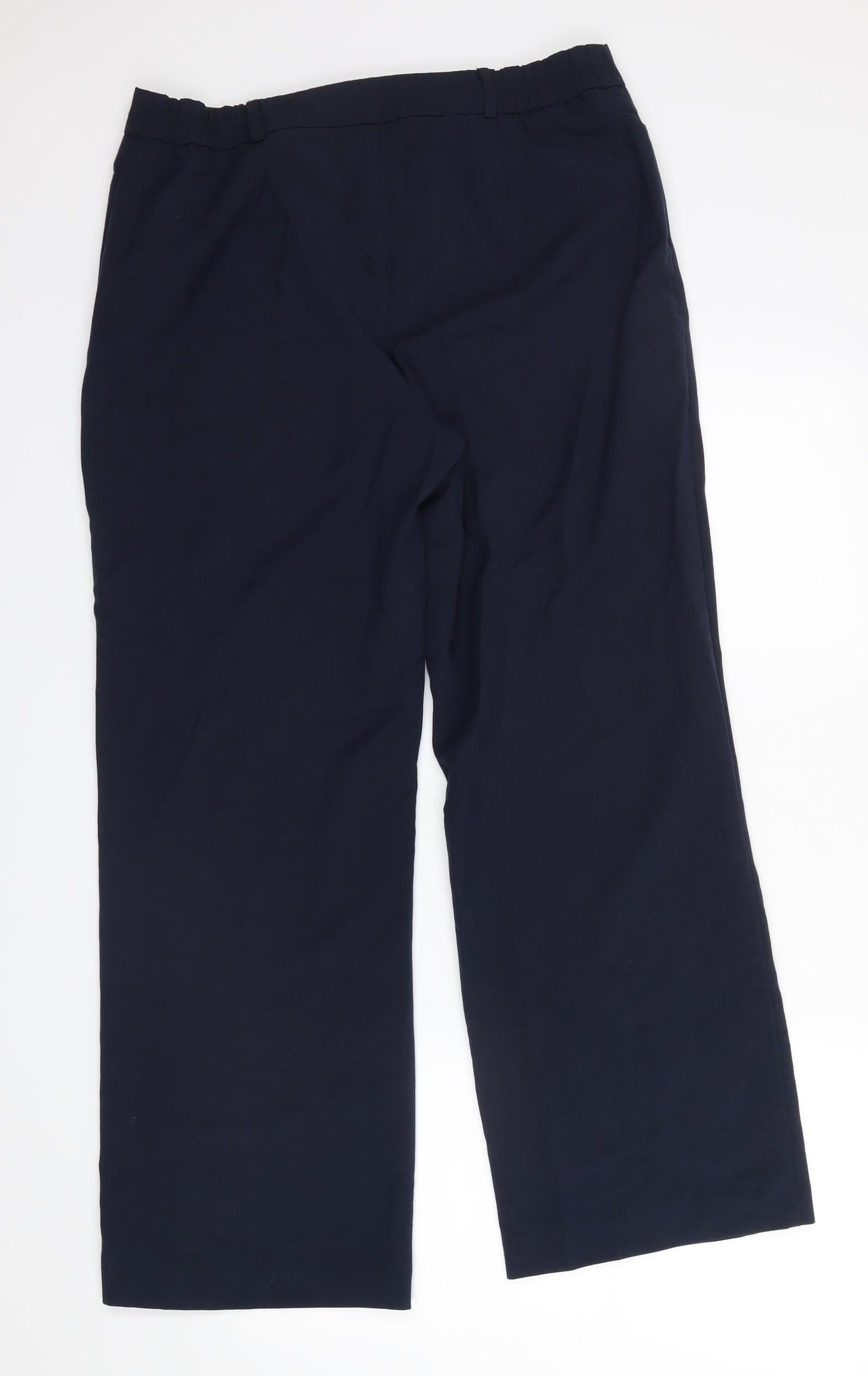 SLIMMA Womens Blue   Trousers  Size 14 L29 in
