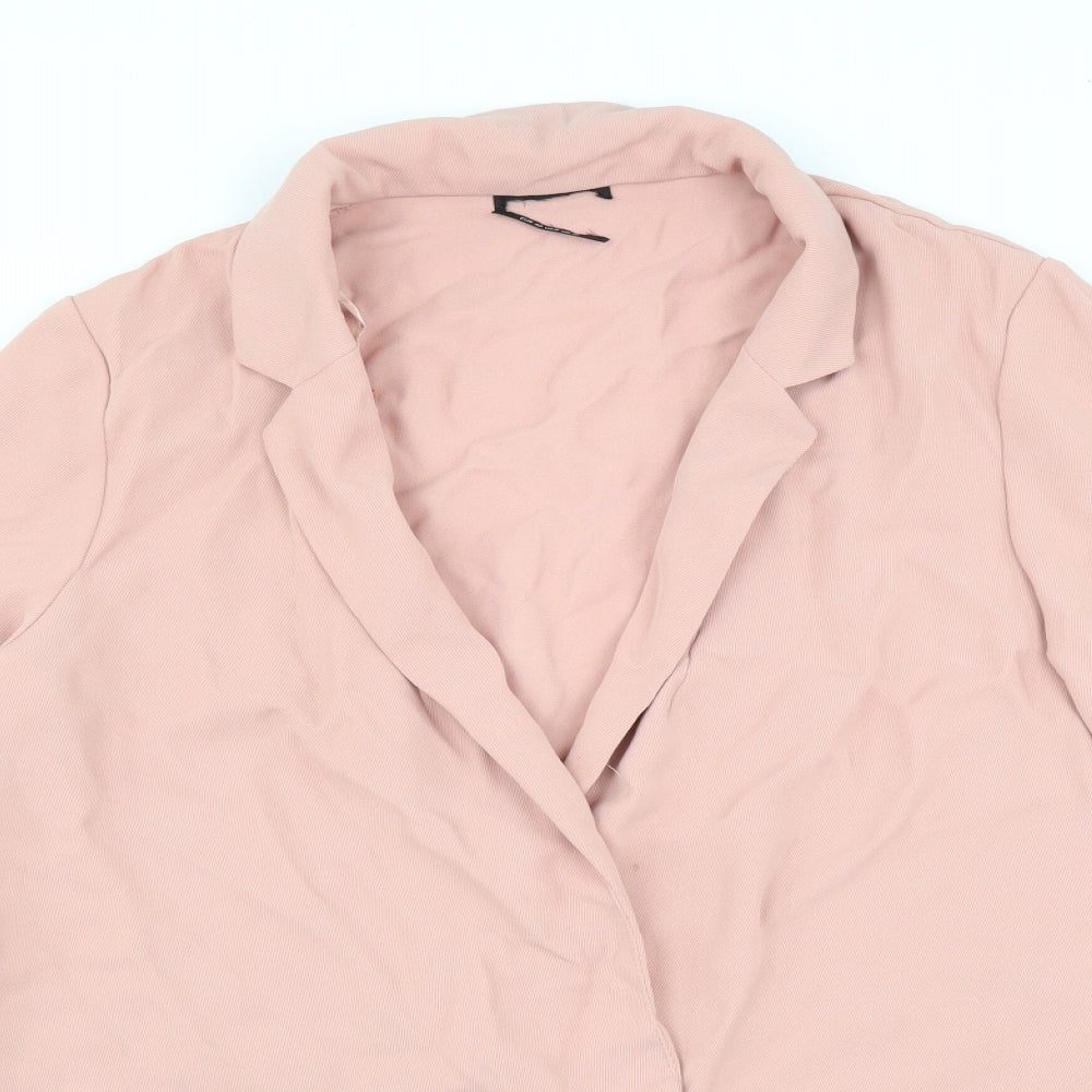 Preworn Womens Pink   Jacket Blazer Size 12