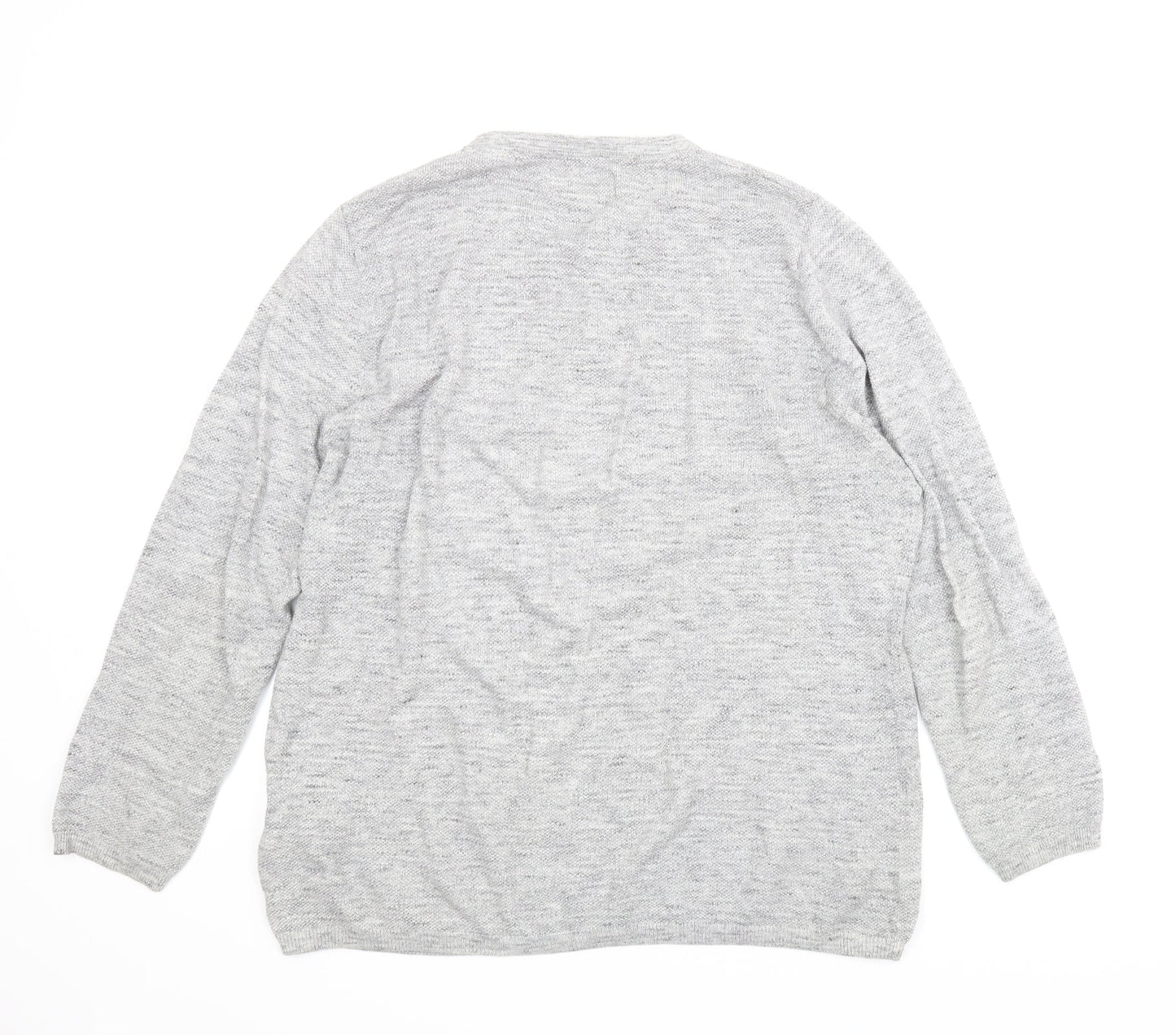F&F Mens Grey   Pullover Jumper Size XL