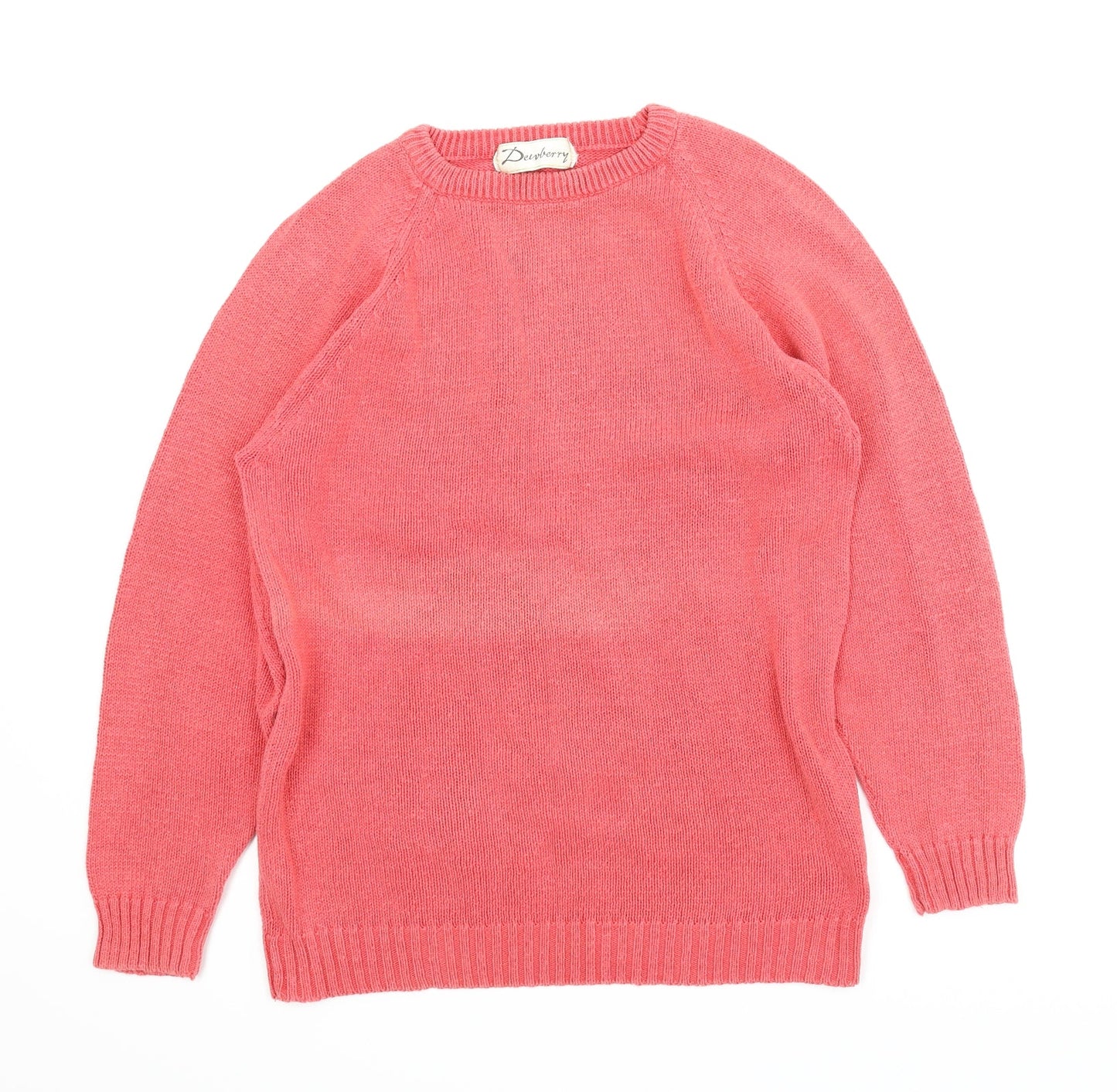 Dewberry Womens Pink   Pullover Jumper Size M