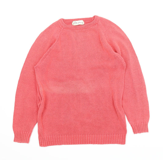 Dewberry Womens Pink   Pullover Jumper Size M