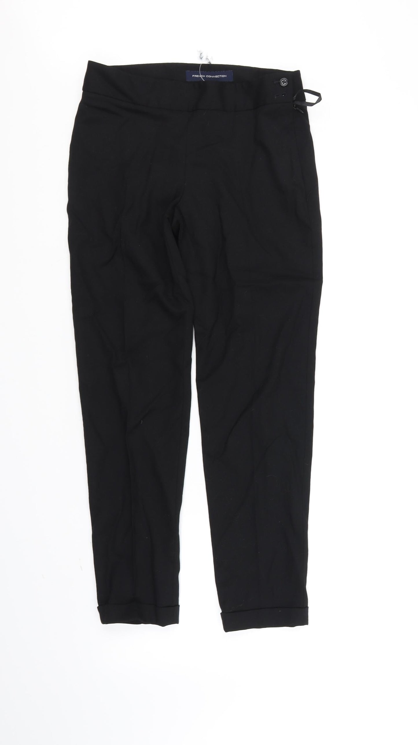 French Connection Womens Black   Trousers  Size 6 L28 in