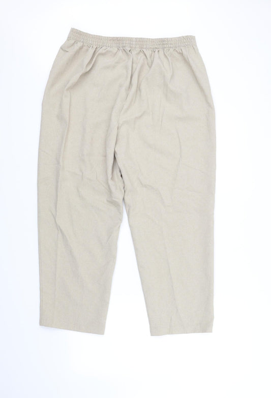 Classic Womens Beige   Trousers  Size 32 in L30 in
