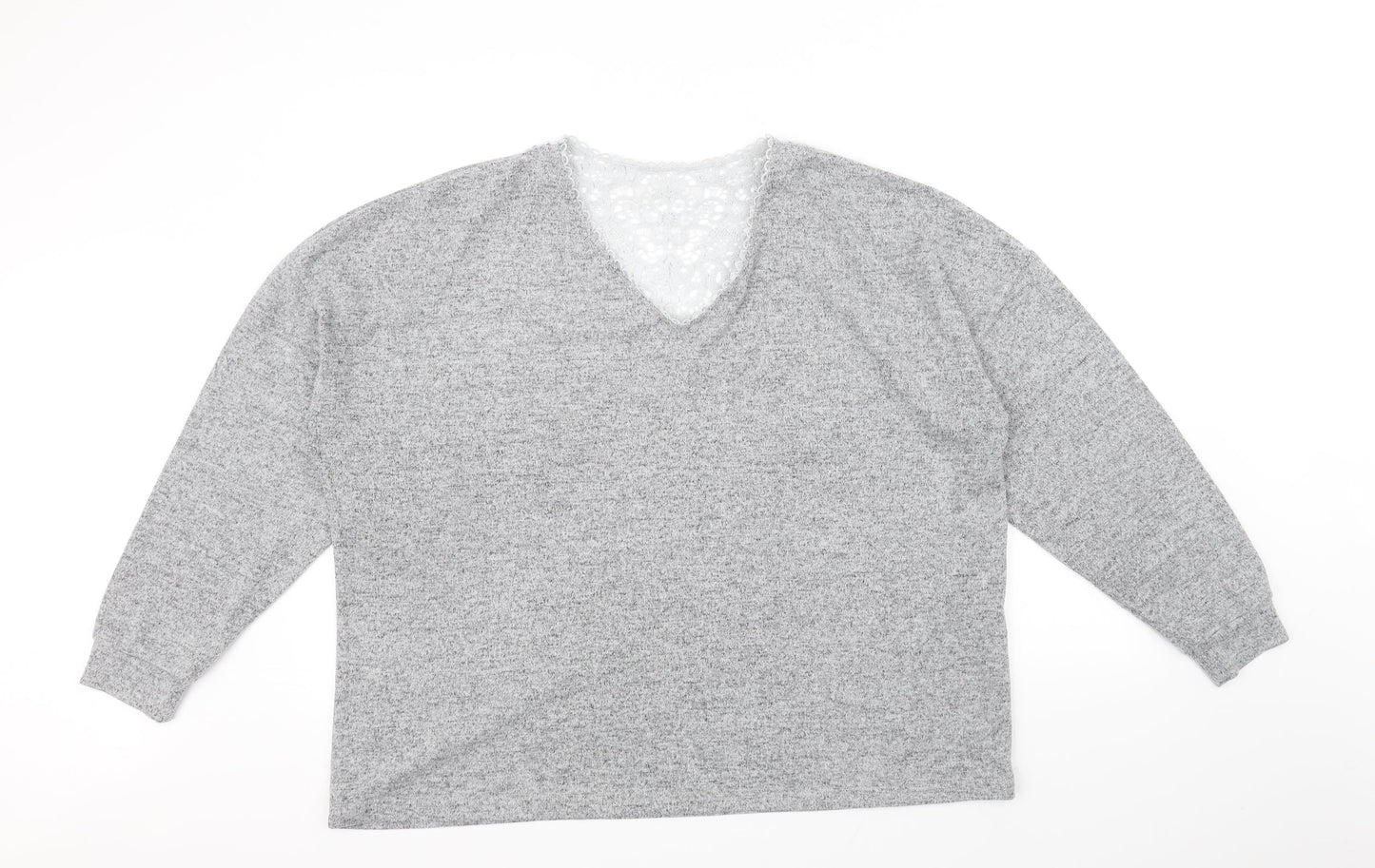 Dorothy Perkins Womens Grey   Pullover Jumper Size 16