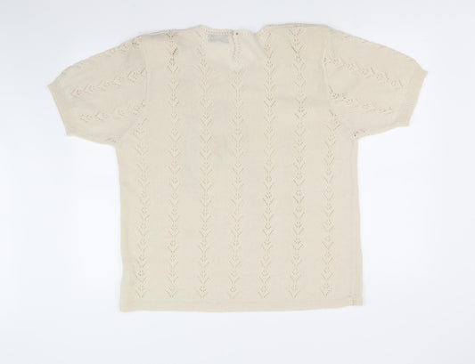 ayrbell Womens Beige   Pullover Jumper Size XL