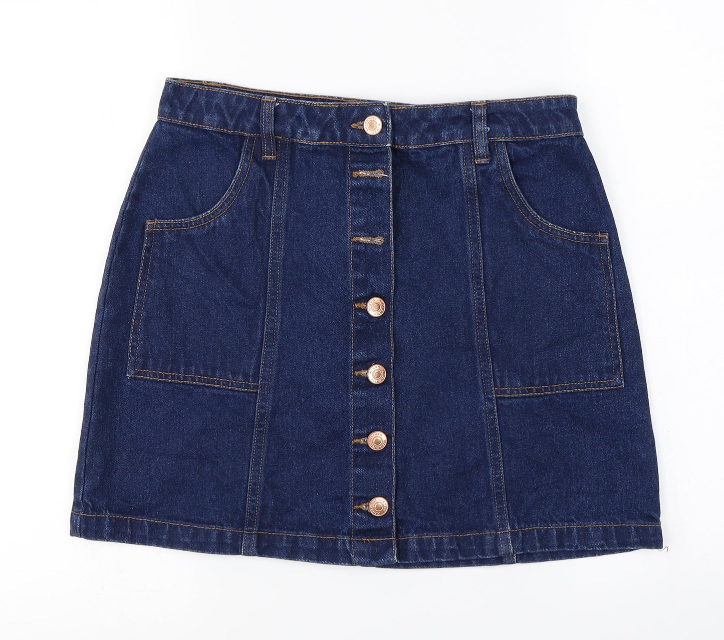 Papaya  Womens Blue   A-Line Skirt Size 10