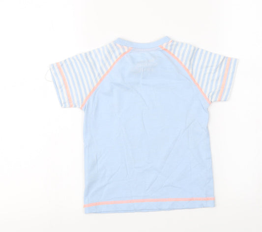 Matalan  Boys Blue   Basic T-Shirt Size 4-5 Years