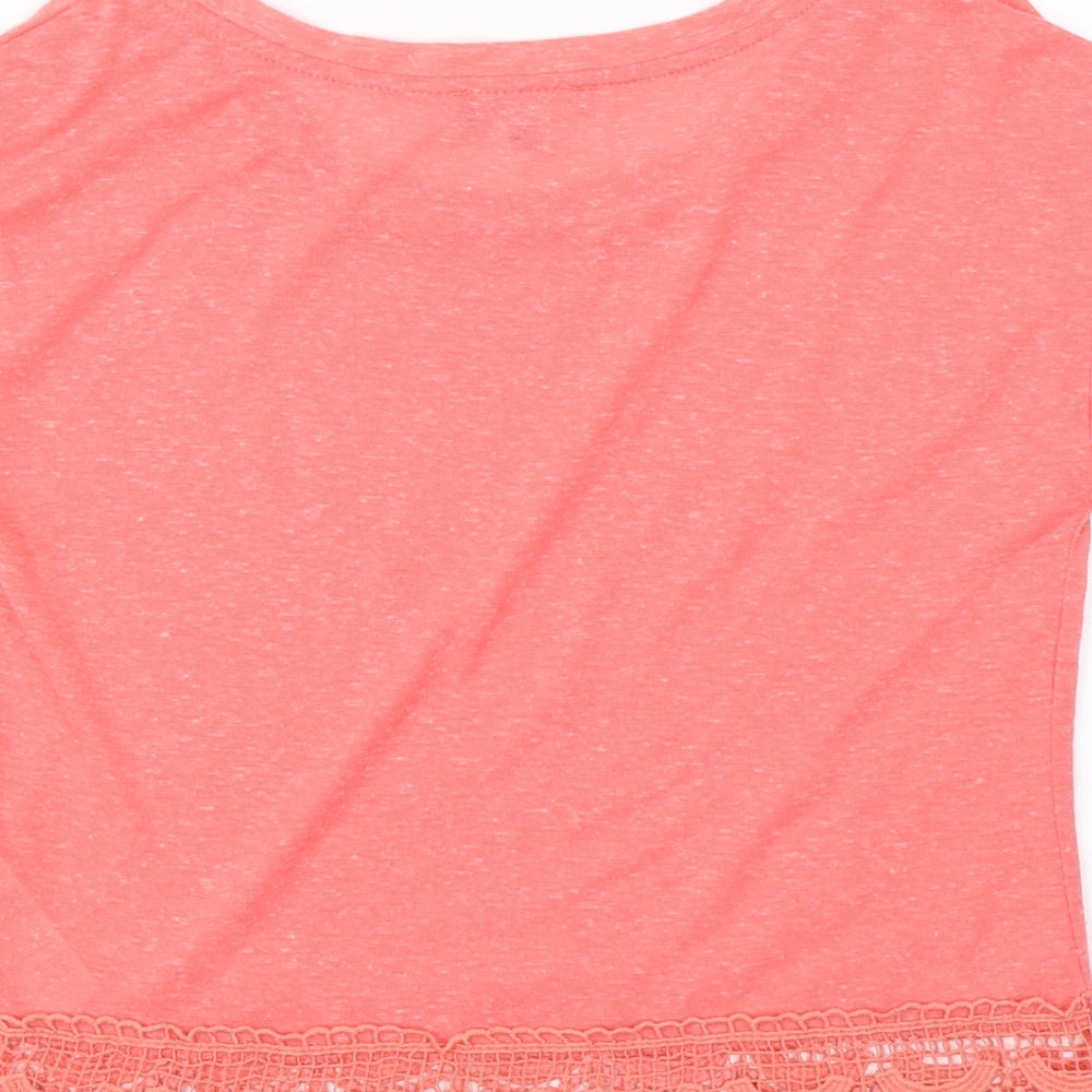 New Look  Womens Pink   Basic T-Shirt Size 8
