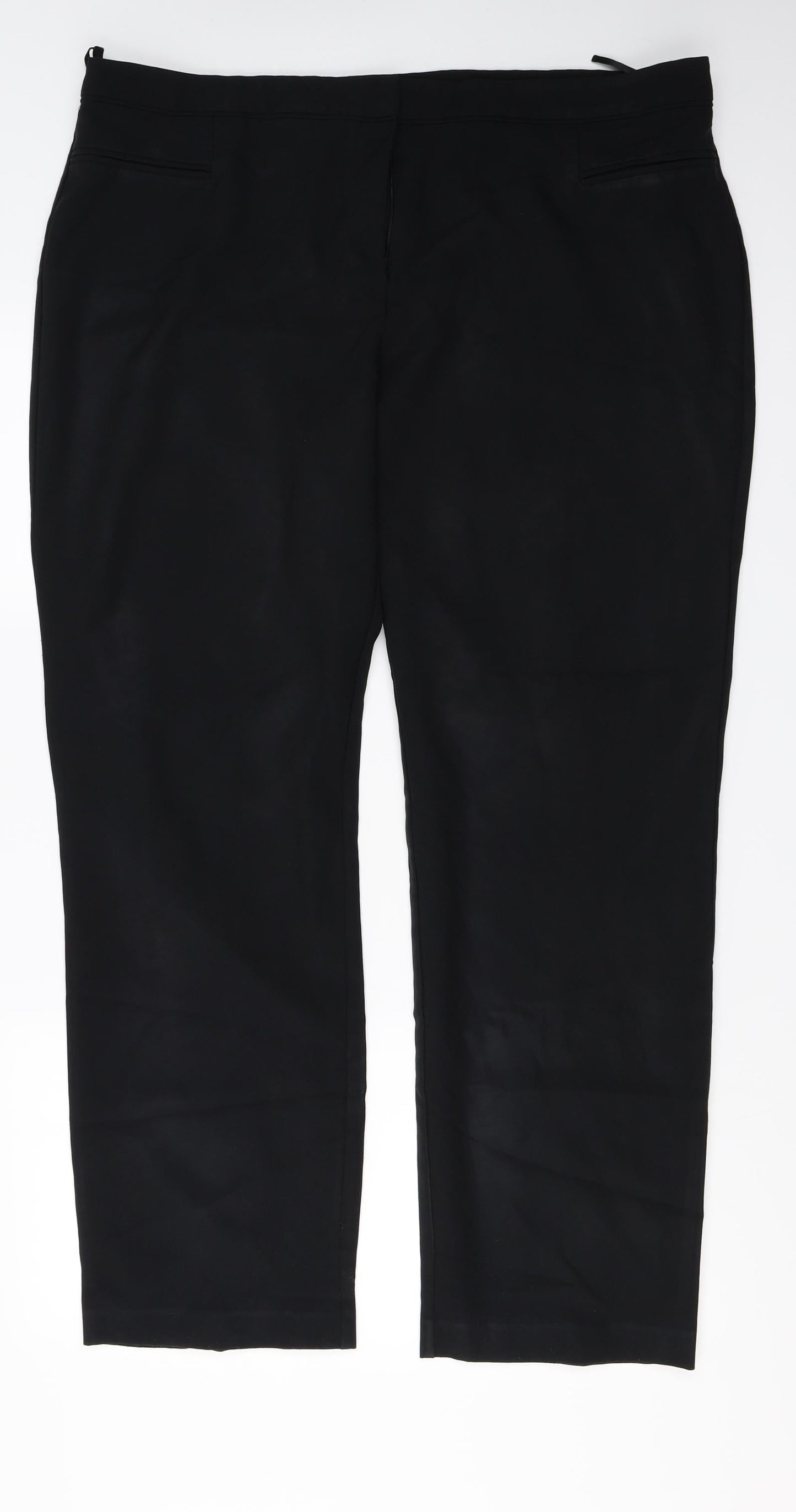 South Womens Black   Trousers  Size 20 L28 in
