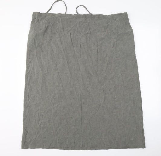 Marina Rinaldi  Womens Green   A-Line Skirt Size 30