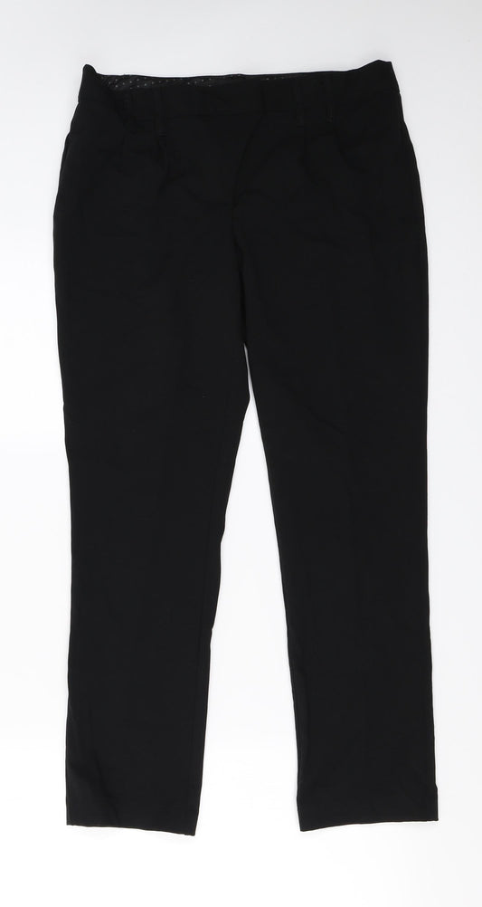 NEXT Womens Black   Trousers  Size 10 L23 in