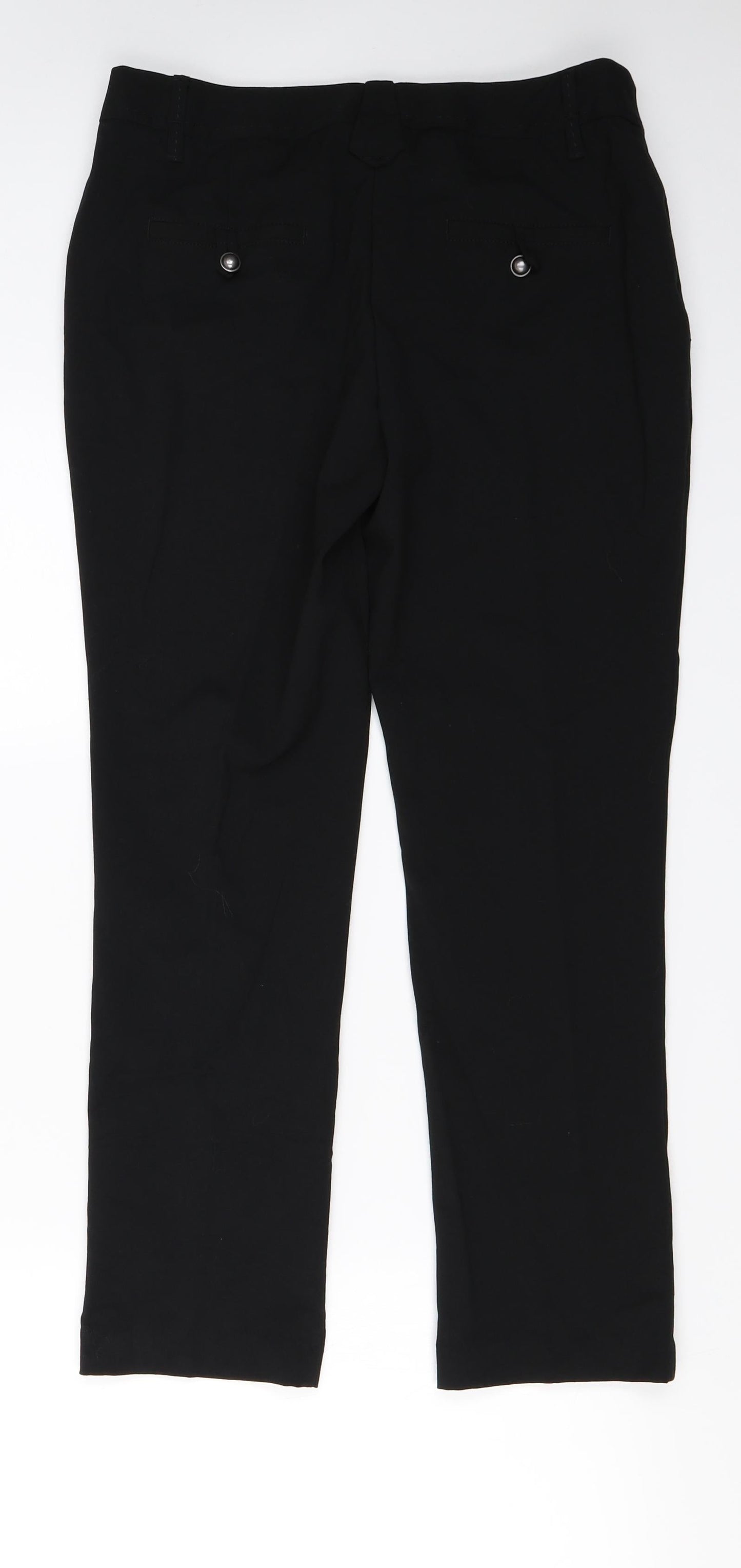 NEXT Womens Black   Trousers  Size 10 L23 in