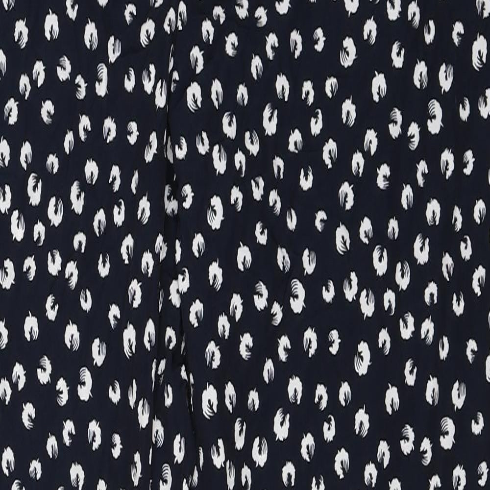 Marks and Spencer  Womens Blue Floral  Trousers  Size 10 L26 in