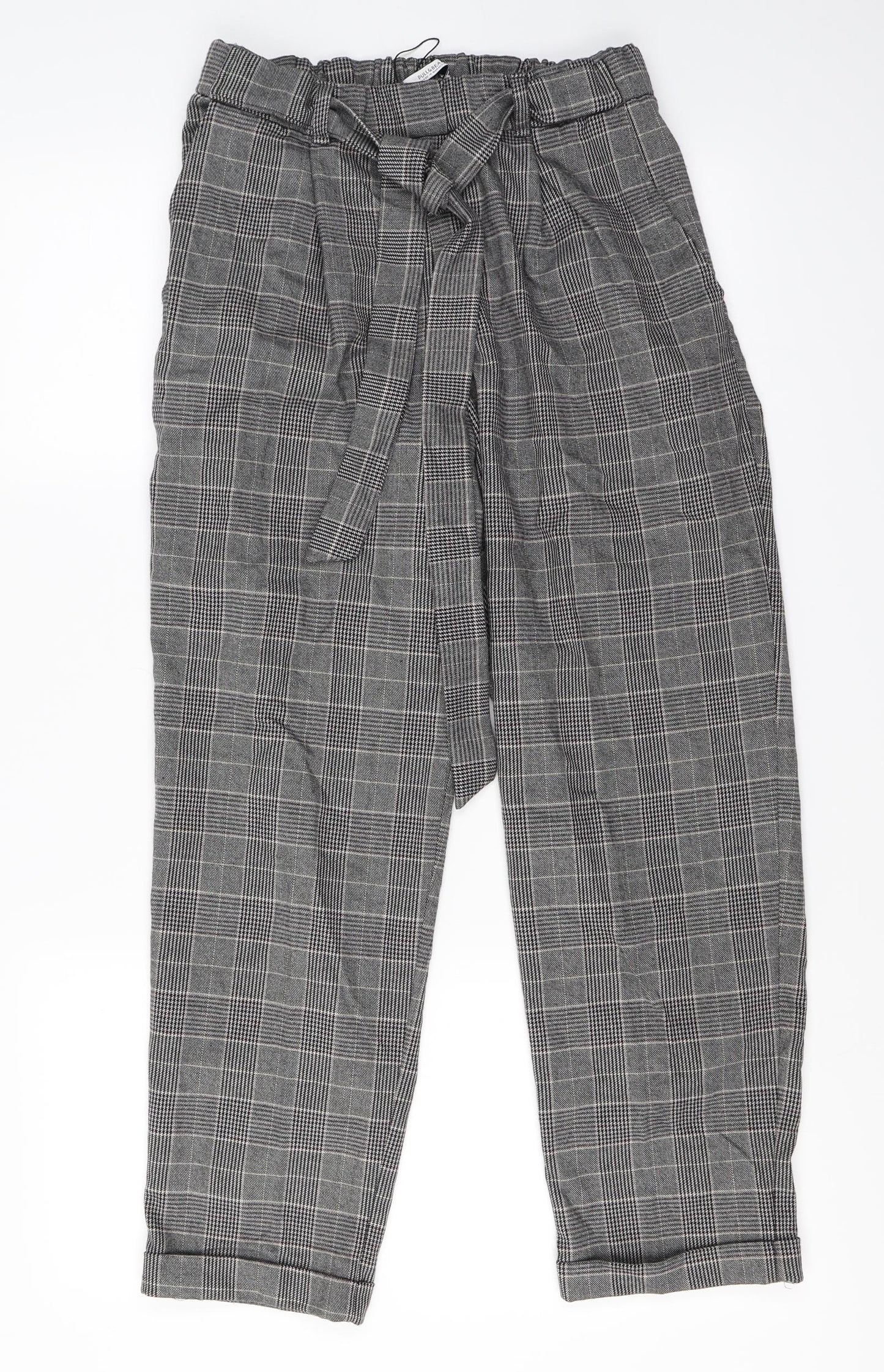 Pull&Bear  Womens Grey   Trousers  Size L L24 in