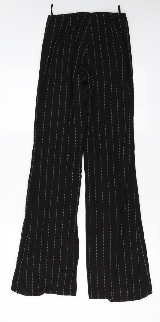 germanica Womens Black Striped  Trousers  Size 24 in L32 in