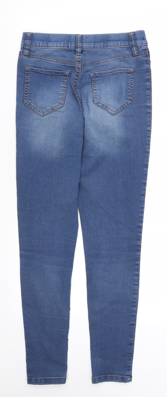 Marks and Spencer Womens Blue  Denim Jegging Jeans Size 8 L27.5 in