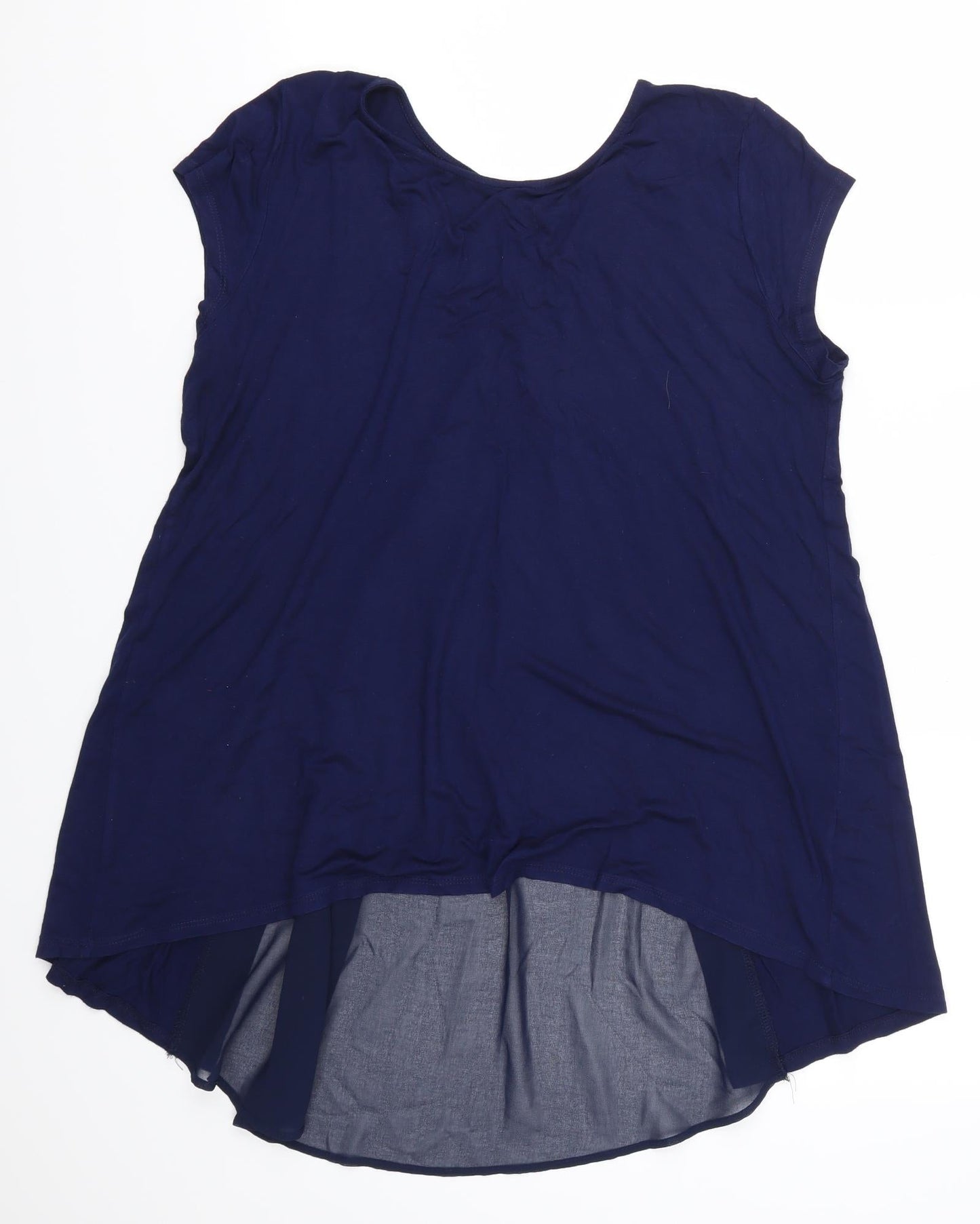 Cha Cha Vente Womens Blue   Basic T-Shirt Size XL
