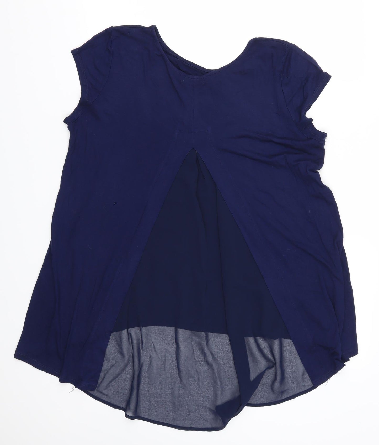 Cha Cha Vente Womens Blue   Basic T-Shirt Size XL