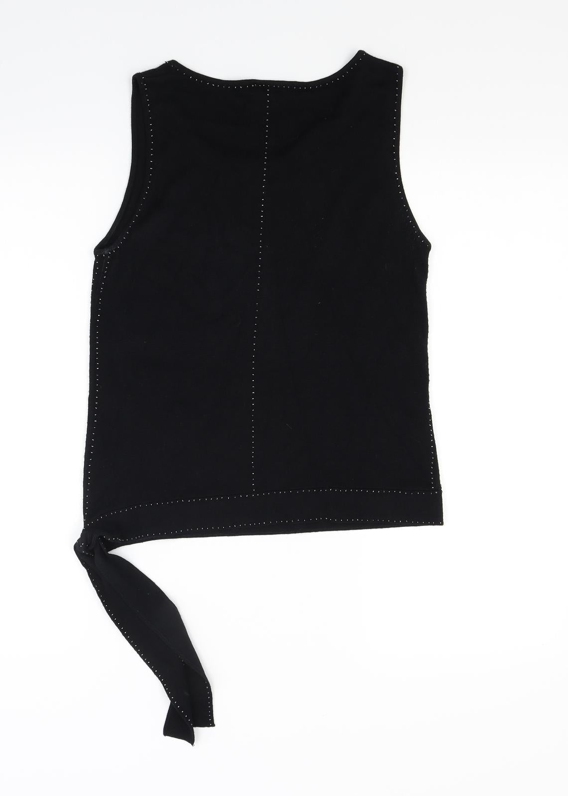 InWear Womens Black  Knit Basic Tank Size M