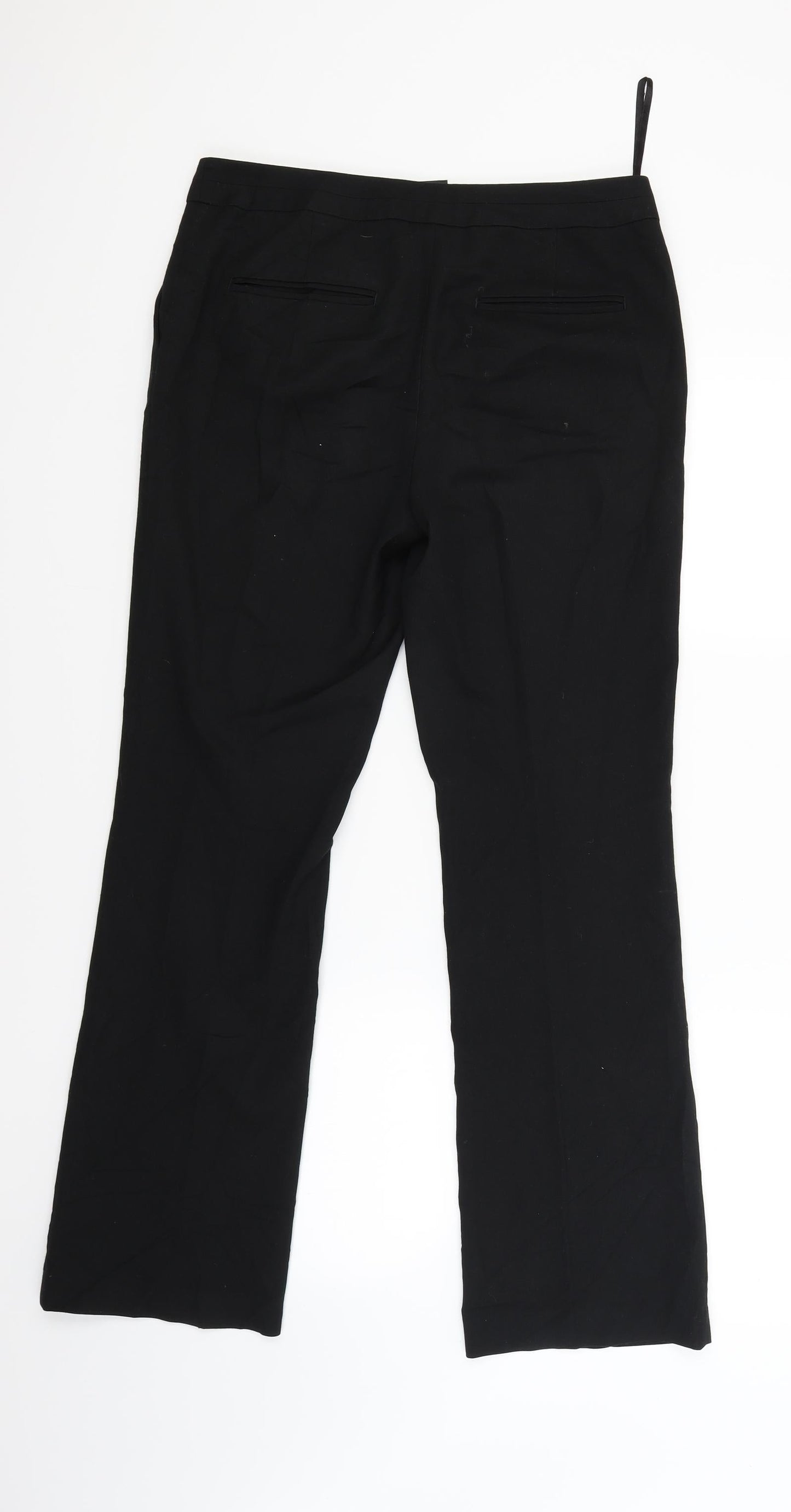 NEXT Womens Black   Trousers  Size 10 L28 in