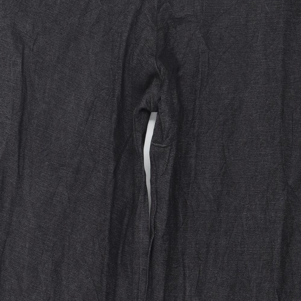 Denim & Co. Womens Grey   Trousers  Size 34 in L26 in