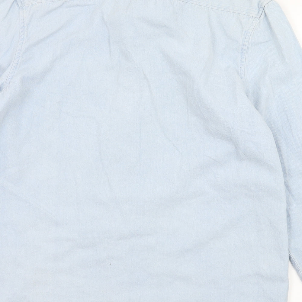 Cedar Wood State Mens Blue    Button-Up Size M
