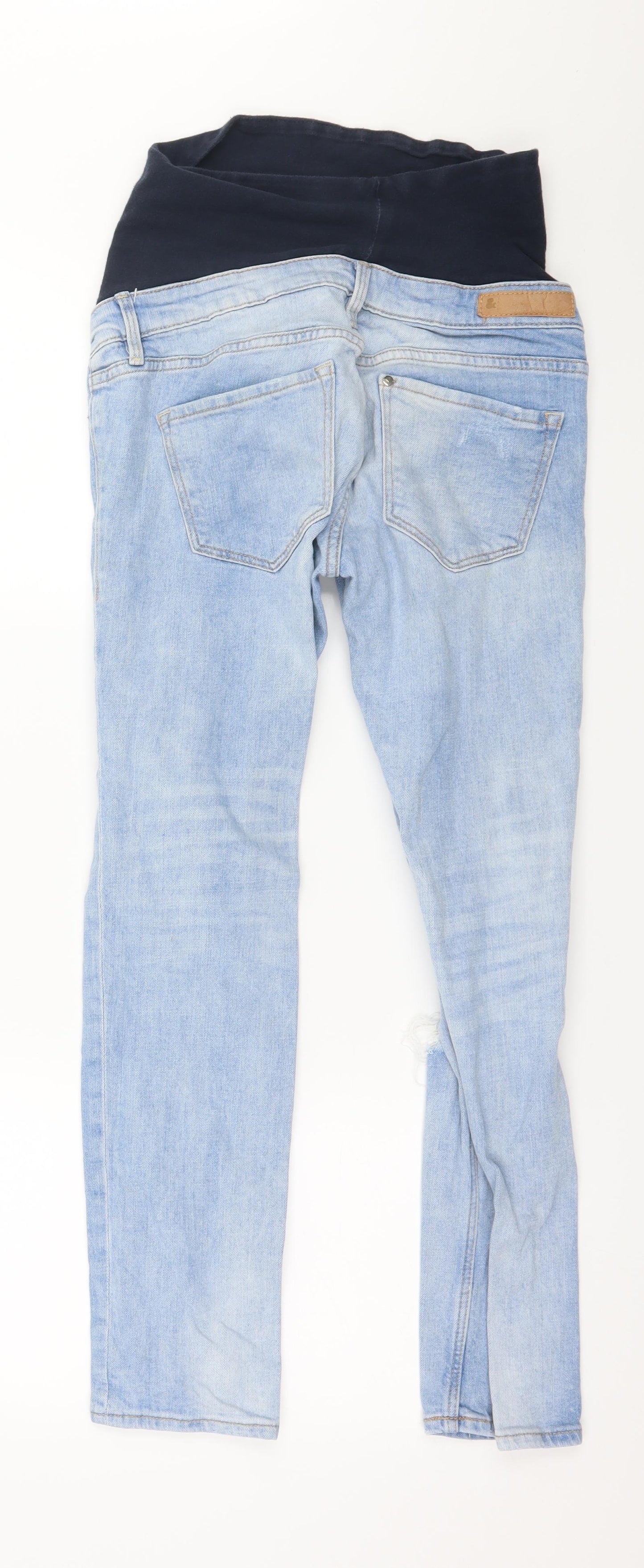 H&M Womens Blue  Denim Skinny Jeans Size 6 L26 in