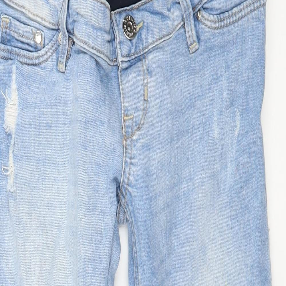 H&M Womens Blue  Denim Skinny Jeans Size 6 L26 in