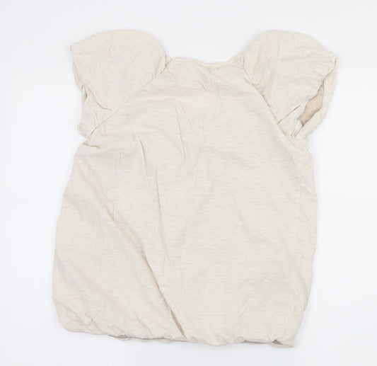 New Look Womens Ivory   Basic T-Shirt Size 14