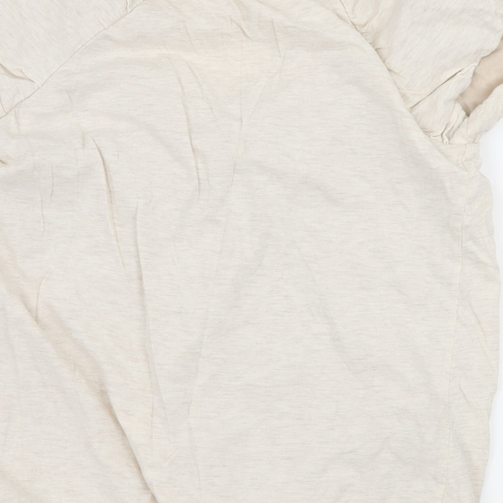 New Look Womens Ivory   Basic T-Shirt Size 14