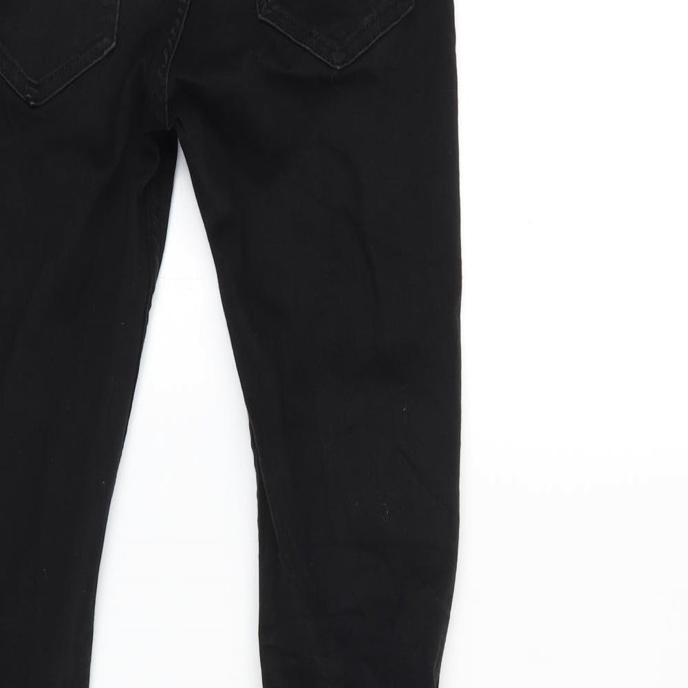 Dorothy Perkins Womens Black  Denim Skinny Jeans Size 28 in L32.5 in