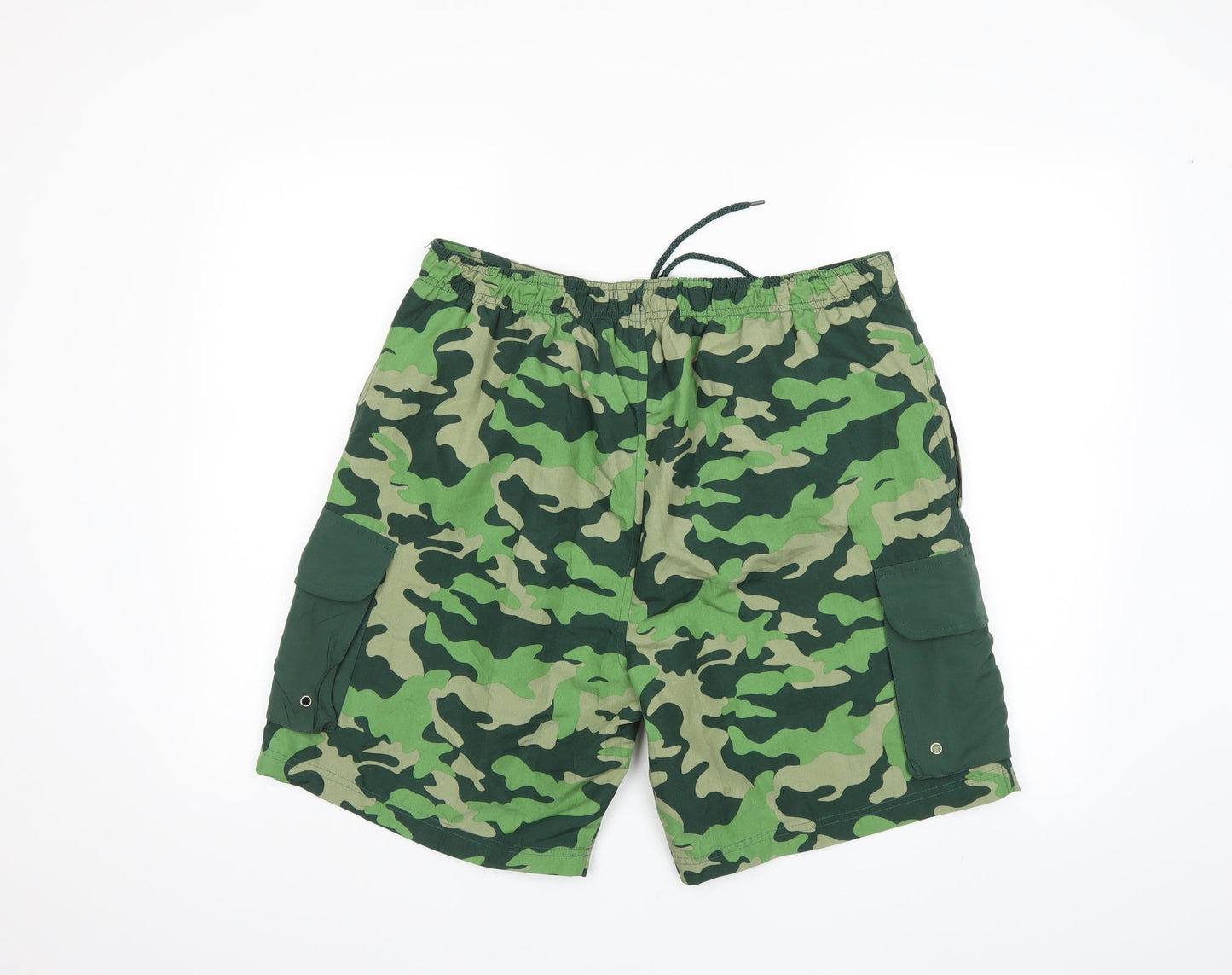 Tom Franks Mens Gold Camouflage  Bermuda Shorts Size L
