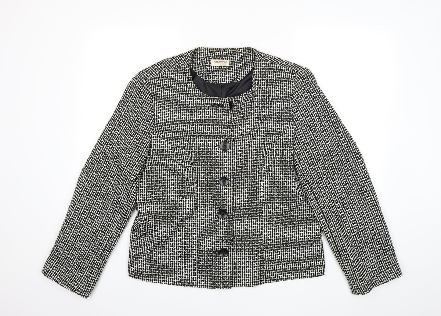 Bonmarché Womens Black   Jacket Coat Size 16