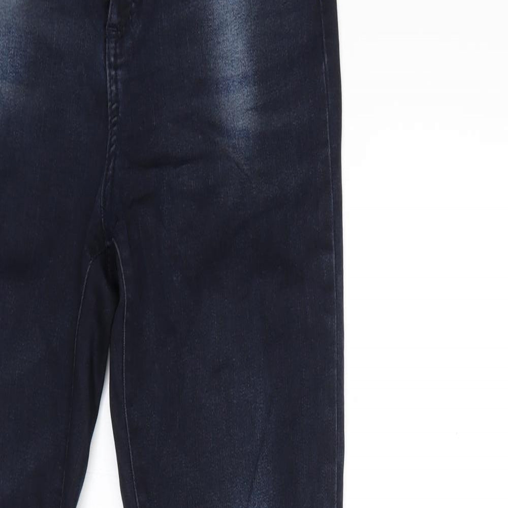 F&F Womens Blue  Denim Skinny Jeans Size 8 L27 in