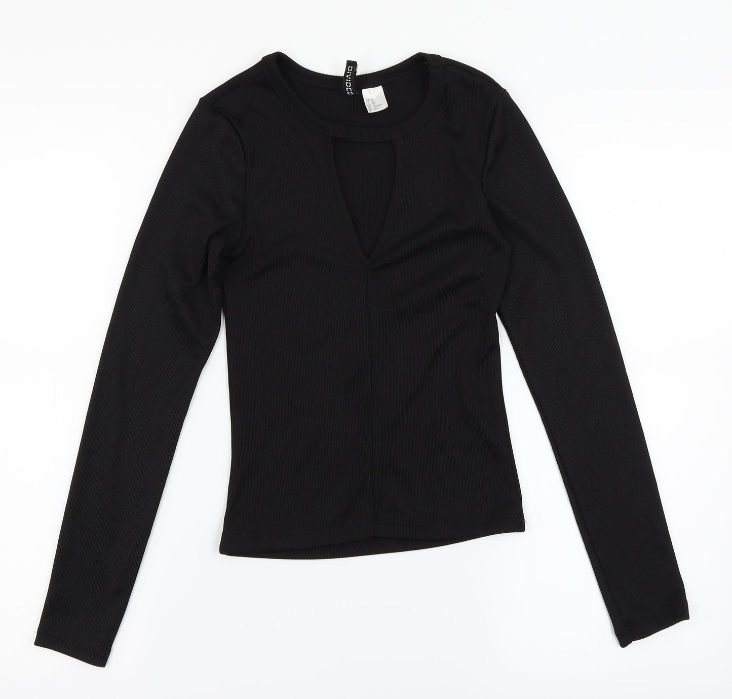 H&M Womens Black   Basic T-Shirt Size XS