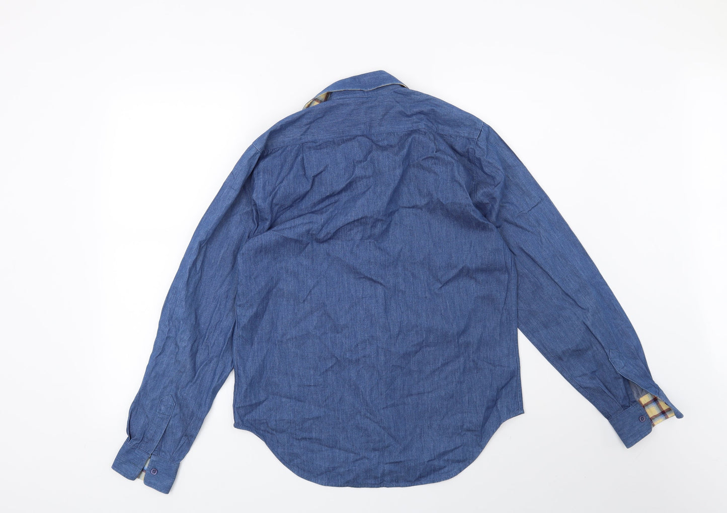 Preworn Mens Blue    Button-Up Size S