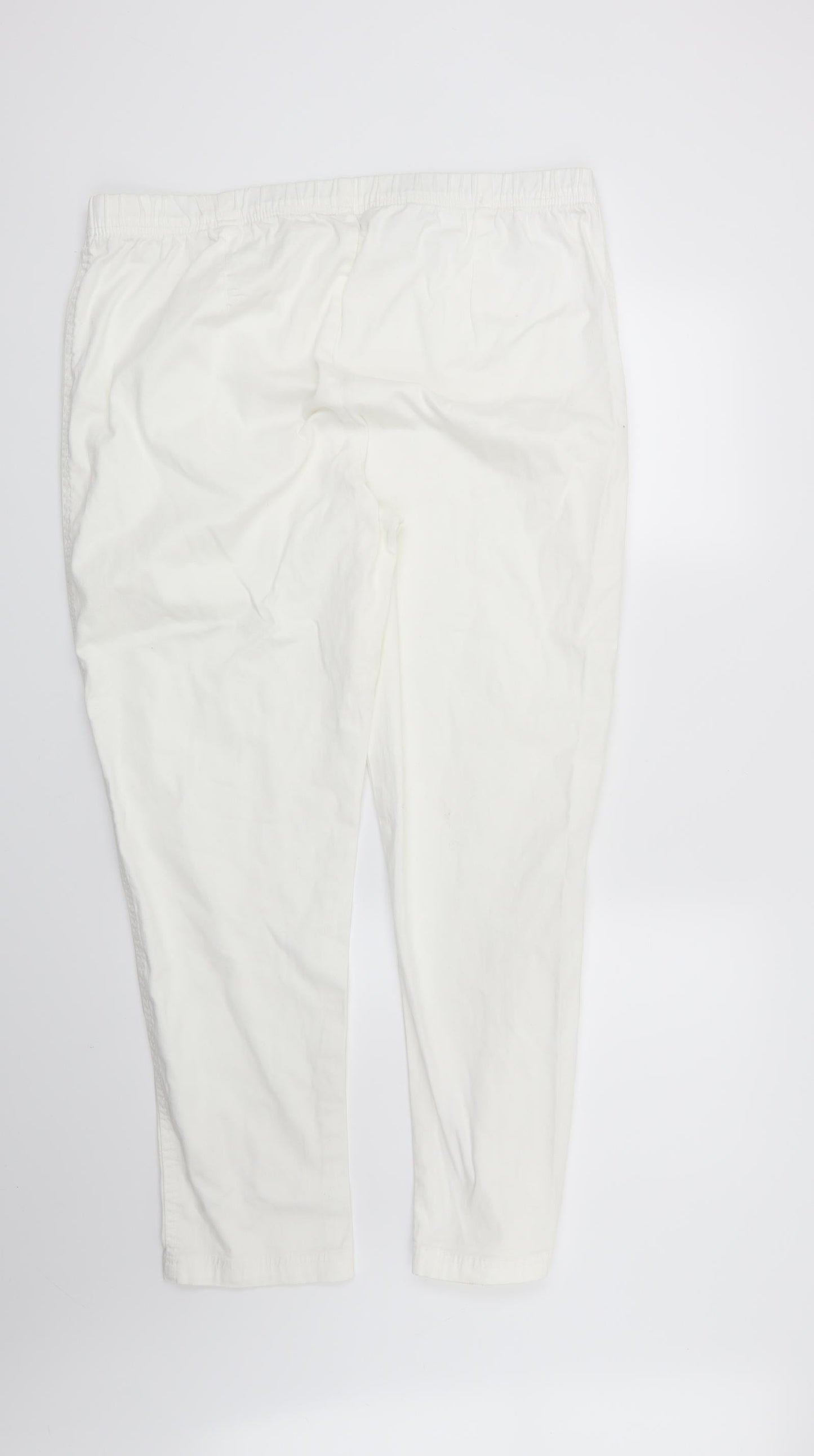 Preworn Womens White   Straight Jeans Size 20 L29 in